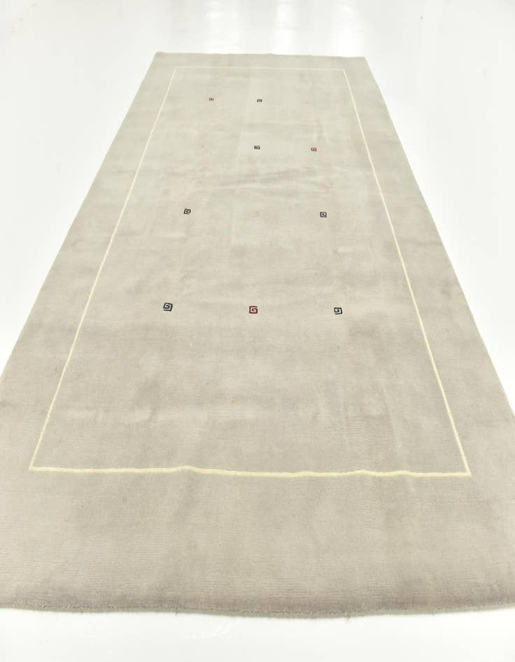 Detail image of  6' 8 x 9' 9  Hand Knotted Nepal Wool Rug