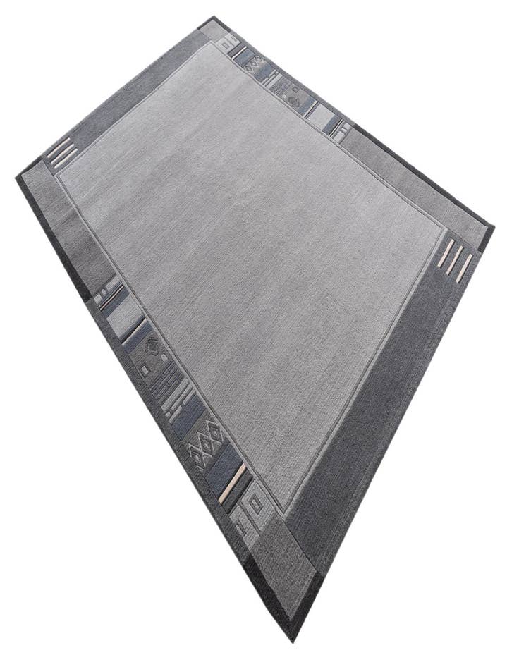 Detail image of  4' 8 x 6' 6  Hand Knotted Nepal Wool Rug