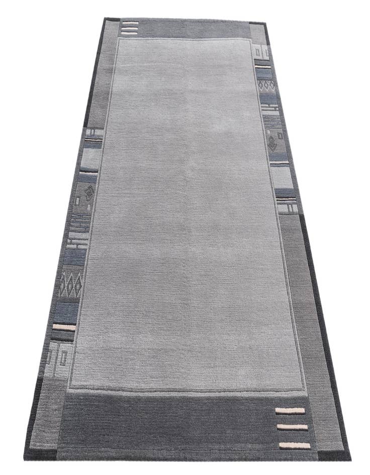 Detail image of  4' 8 x 6' 6  Hand Knotted Nepal Wool Rug