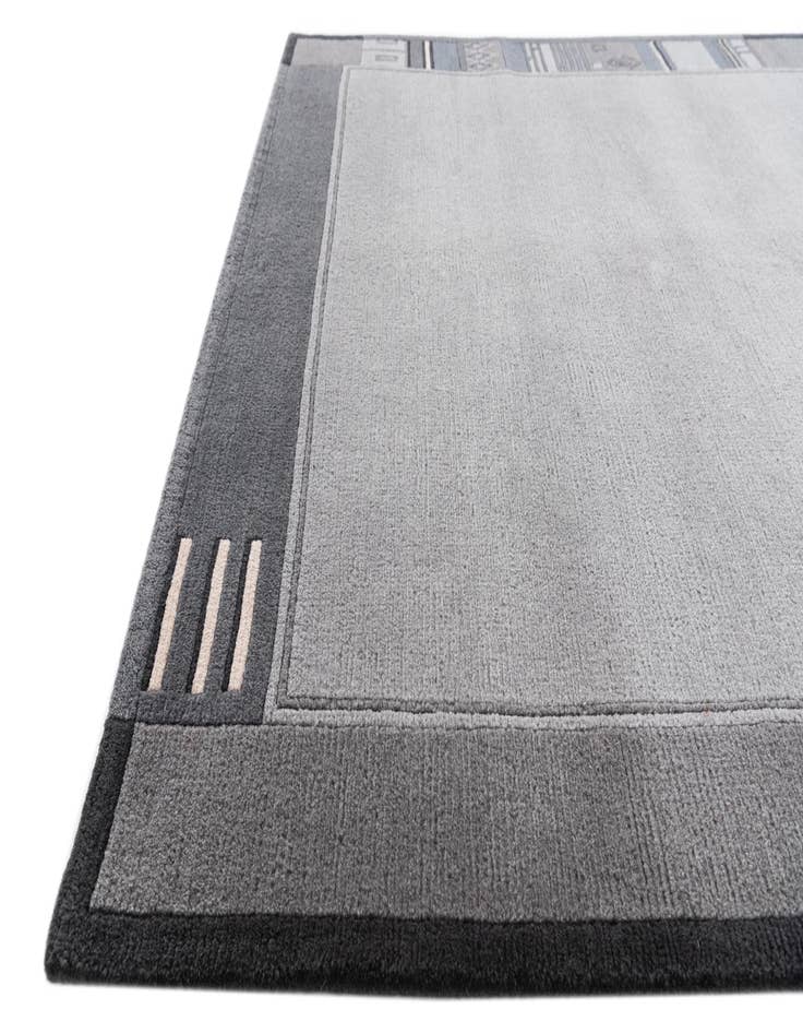 Detail image of  4' 8 x 6' 6  Hand Knotted Nepal Wool Rug