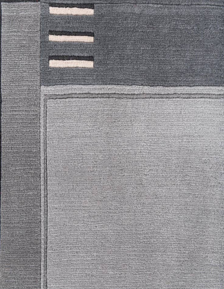 Detail image of  4' 8 x 6' 6  Hand Knotted Nepal Wool Rug