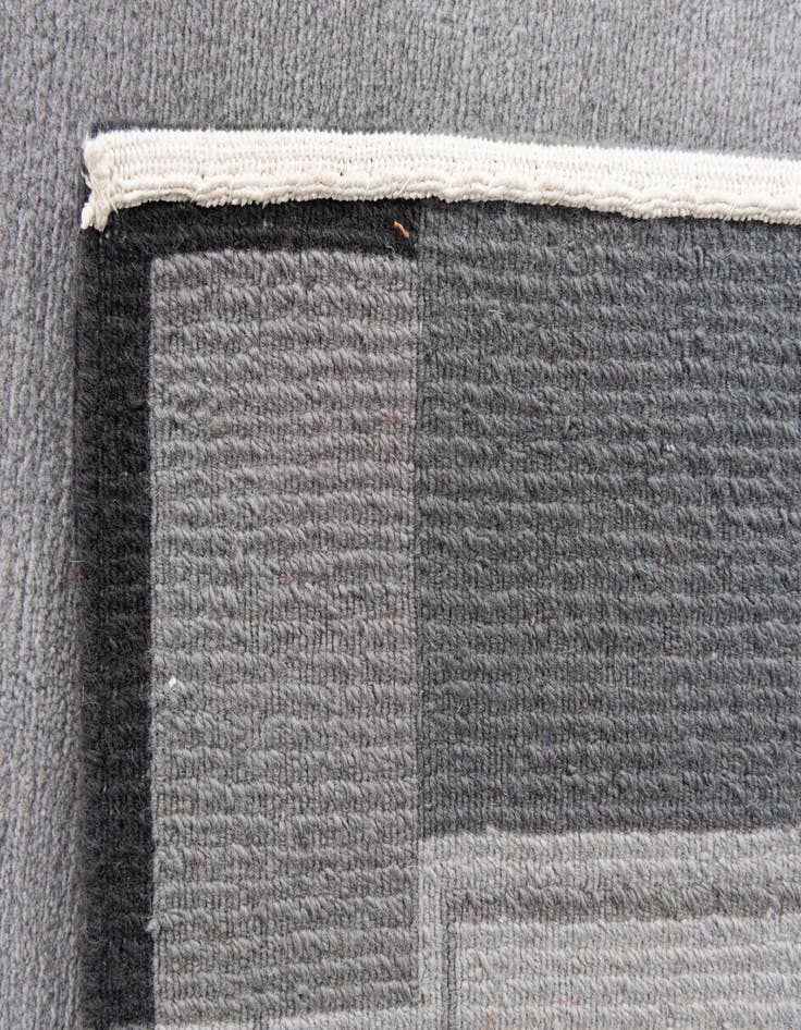 Detail image of  4' 8 x 6' 6  Hand Knotted Nepal Wool Rug