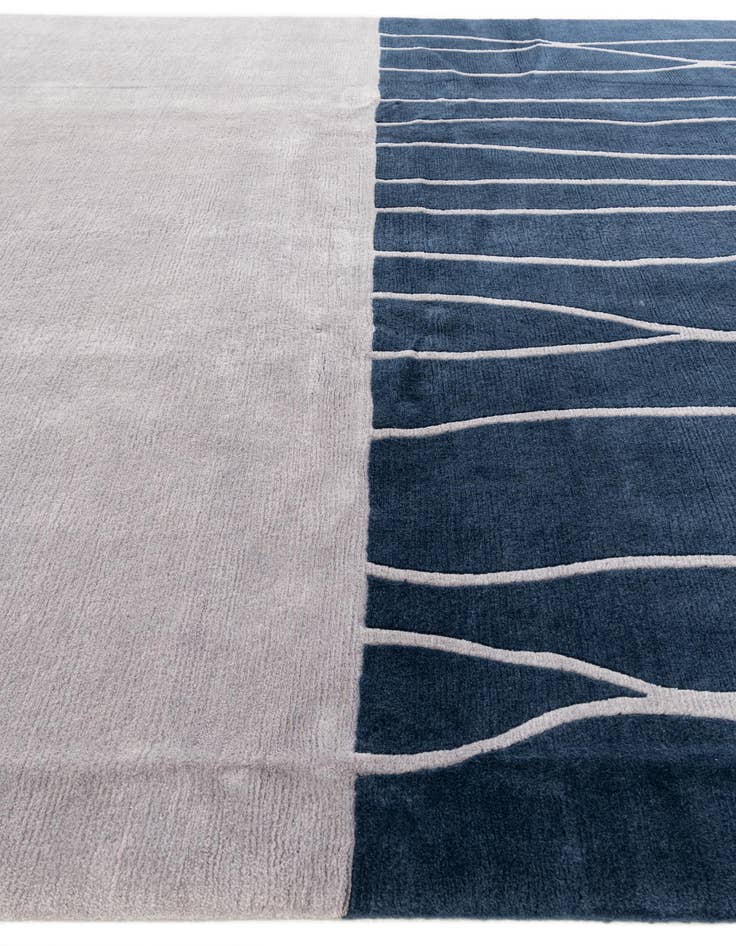 Detail image of  8' 4 x 10' 9  Hand Knotted Nepal Wool Rug