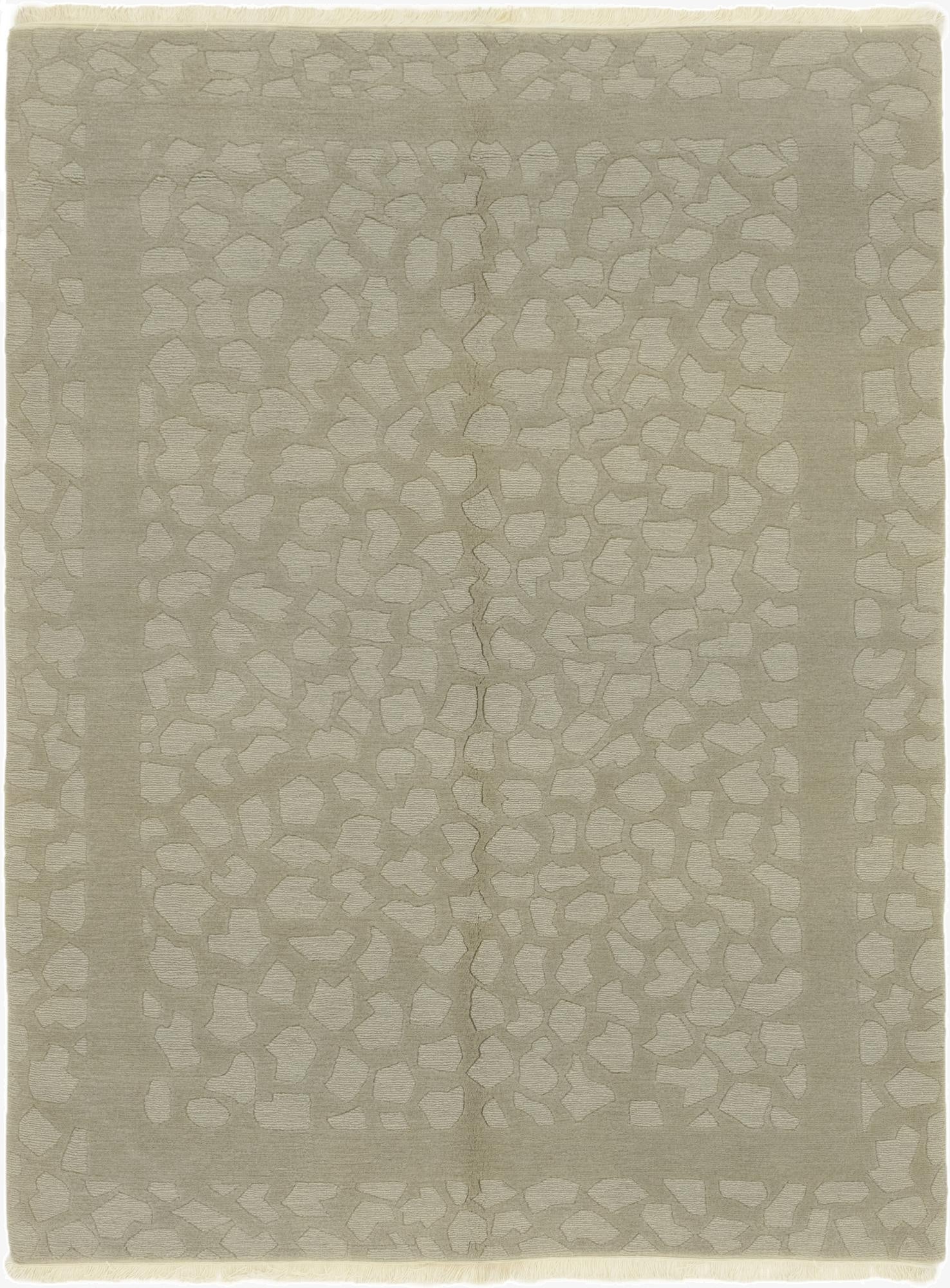  5' 8 x 7' 9  Hand Knotted Nepal Wool Rug