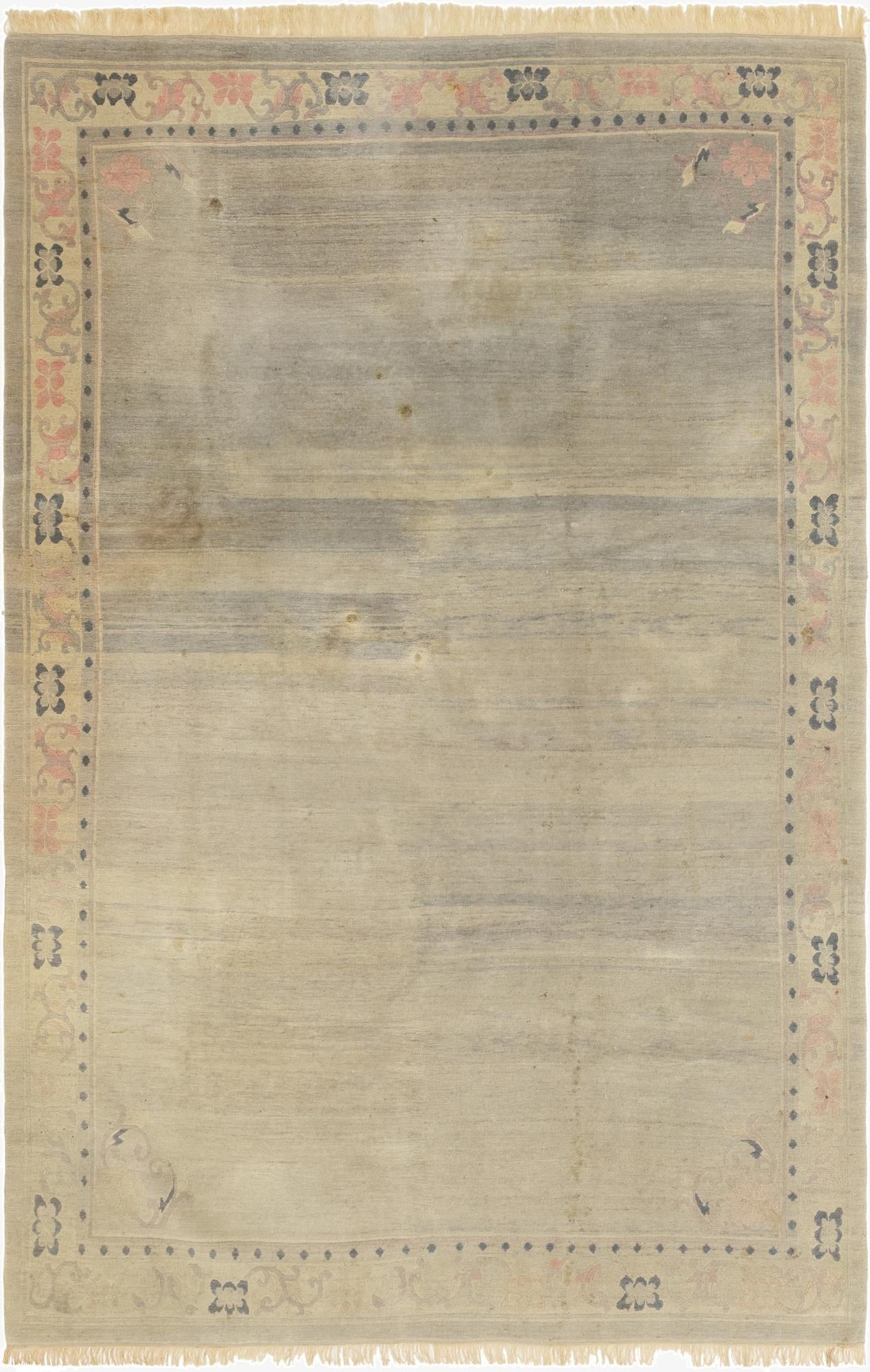  6' 8 x 10' 4  Hand Knotted Nepal Wool Rug