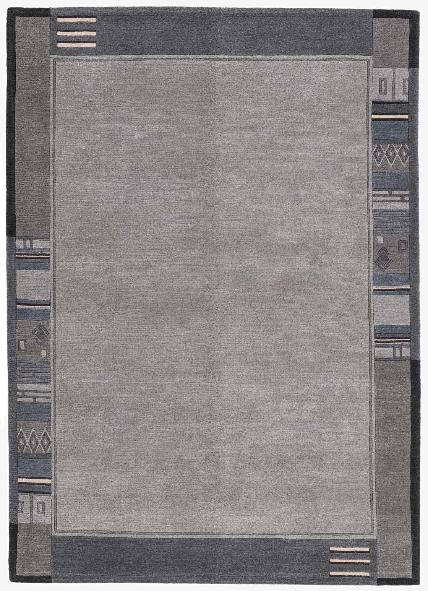  4' 8 x 6' 6  Hand Knotted Nepal Wool Rug
