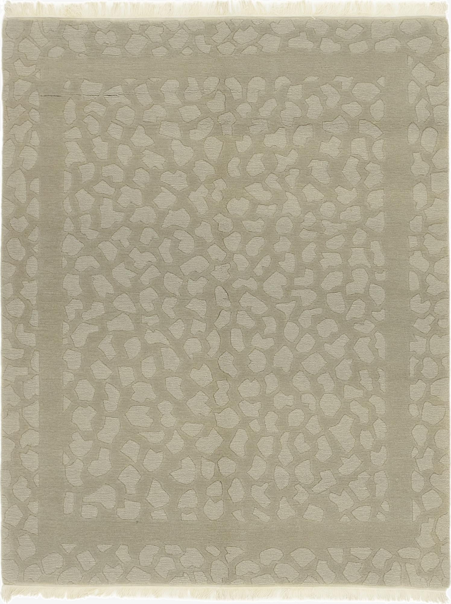  5' x 6' 3  Hand Knotted Nepal Wool Rug