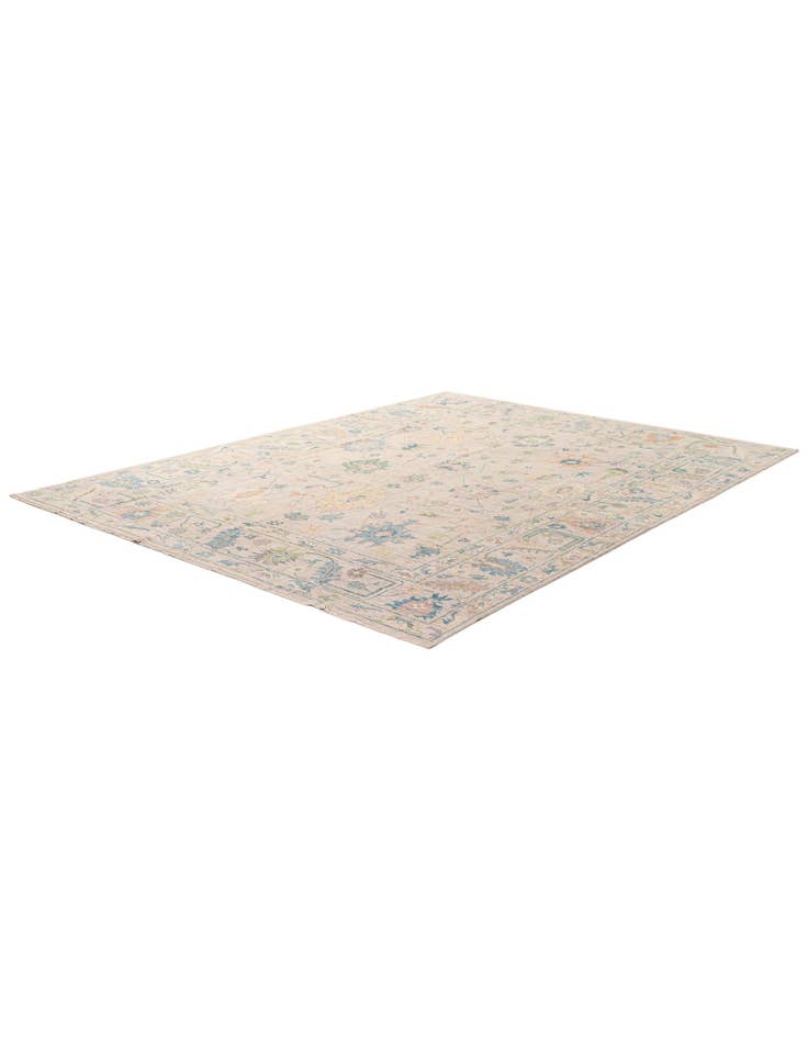 Detail image of  9' 2 x 11' 11  Hand Knotted Oushak Wool Rug