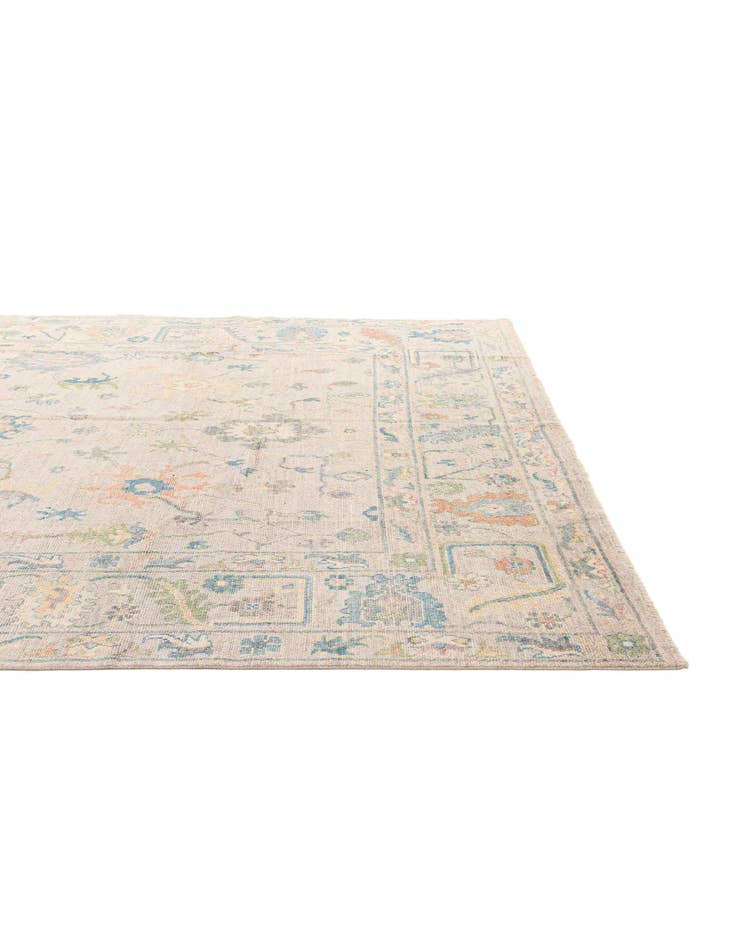 Detail image of  9' 2 x 11' 11  Hand Knotted Oushak Wool Rug