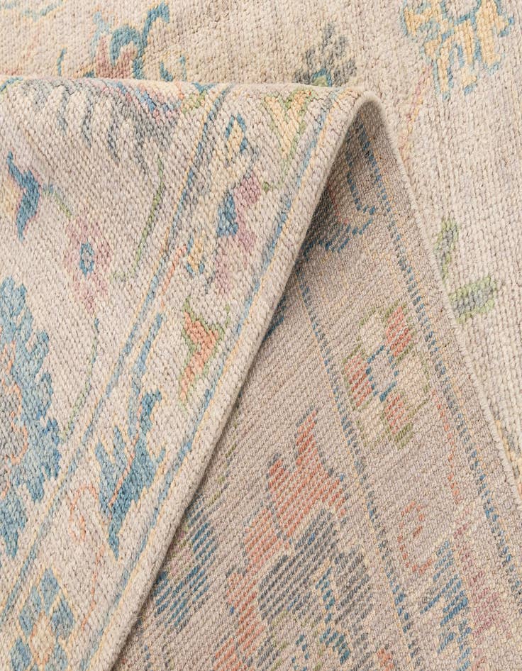 Detail image of  9' 2 x 11' 11  Hand Knotted Oushak Wool Rug