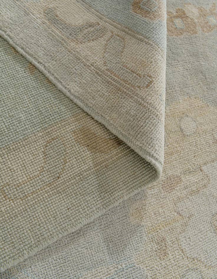 Detail image of 10' 5 x 13' 10 Hand Knotted Oushak Wool Rug