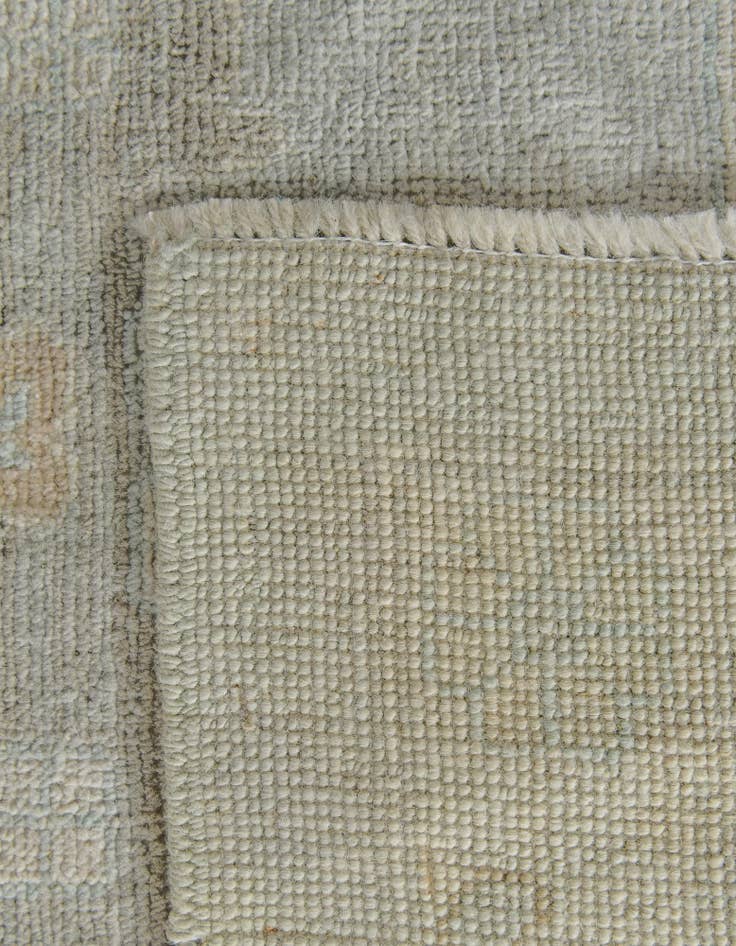 Detail image of 10' 5 x 13' 10 Hand Knotted Oushak Wool Rug