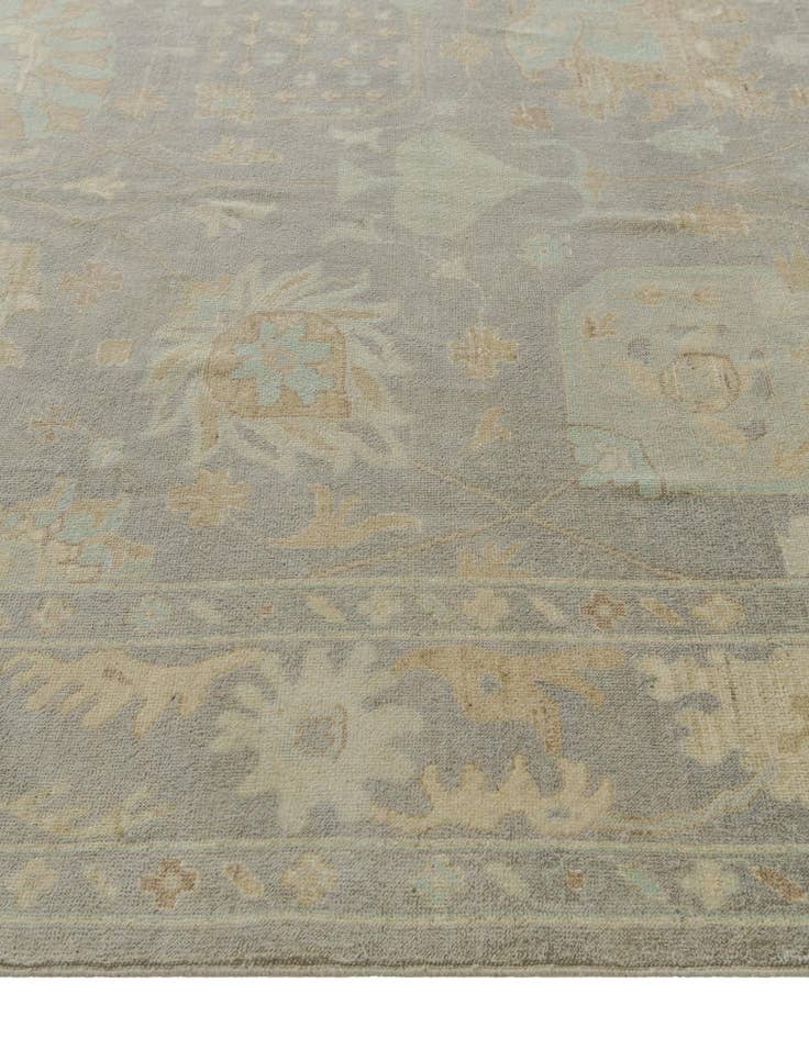 Detail image of 8' x 9' 11 Hand Knotted Oushak Wool Rug