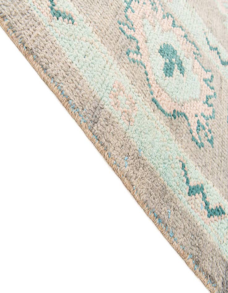 Detail image of  8' 6 x 12' 4  Hand Knotted Oushak Wool Rug