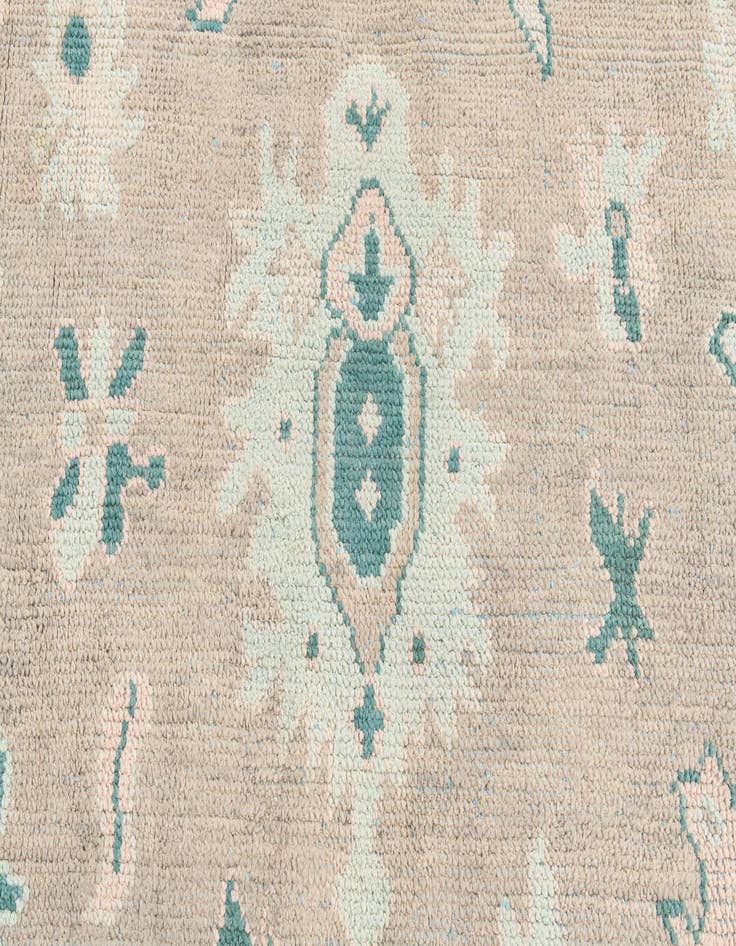 Detail image of  8' 6 x 12' 4  Hand Knotted Oushak Wool Rug