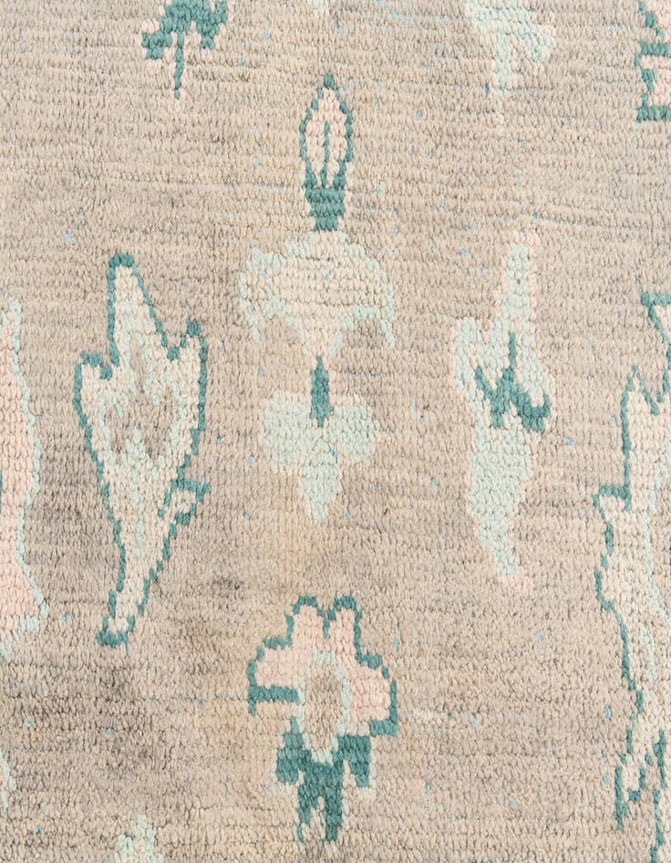 Detail image of  8' 6 x 12' 4  Hand Knotted Oushak Wool Rug
