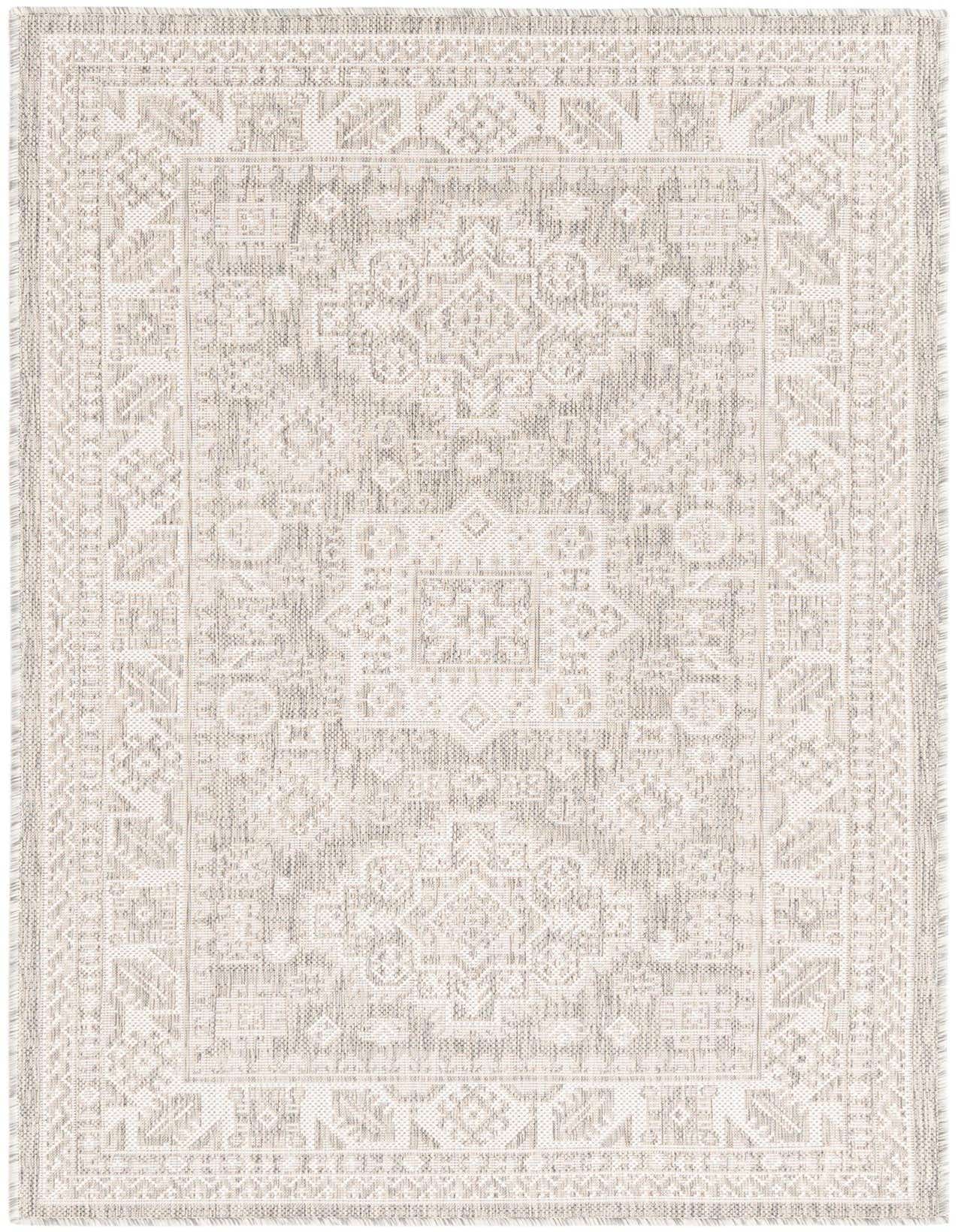 Primary image  3' x 4'  Washable Aztec Indoor / Outdoor Rug