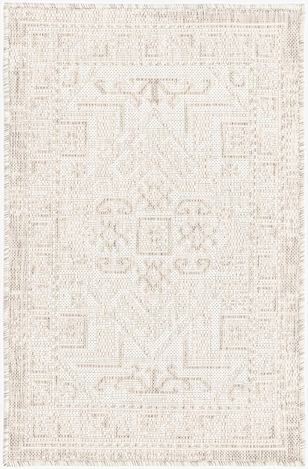  2' x 3'  Washable Aztec Indoor / Outdoor Rug