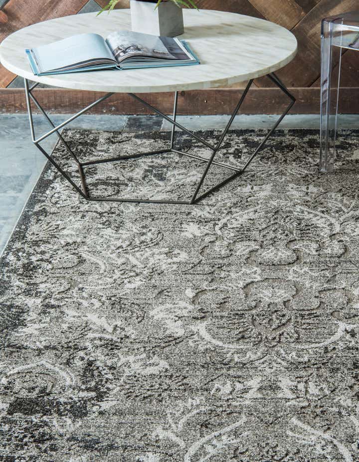 Light Gray 7' x 10' Botanical Indoor / Outdoor Rug | Rugs.com