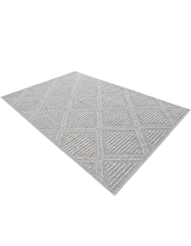 Detail image of  6' 1 x 9'  Washable Lattice Indoor / Outdoor Rug