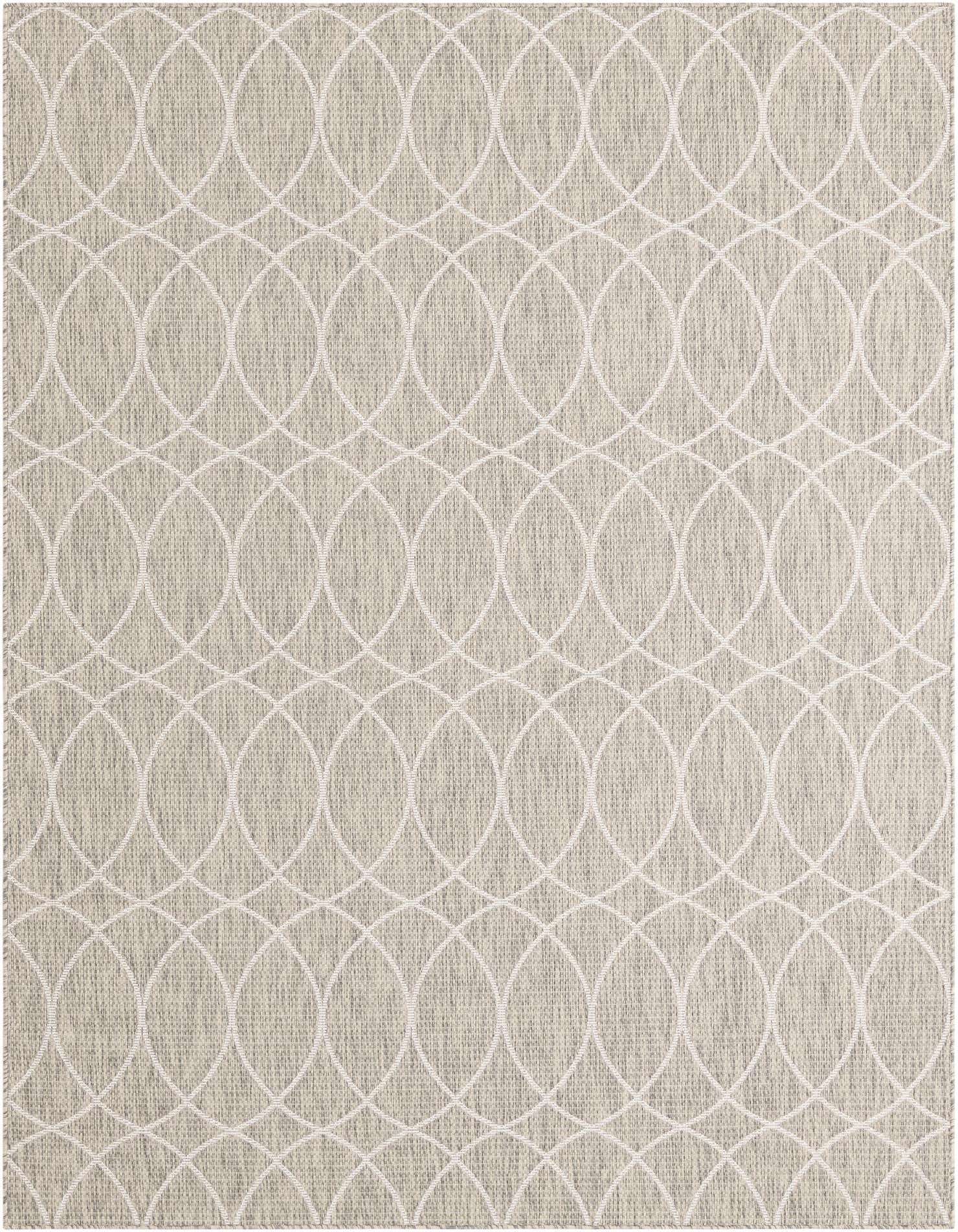 Primary image  7' 5 x 10'  Washable Lattice Indoor / Outdoor Rug