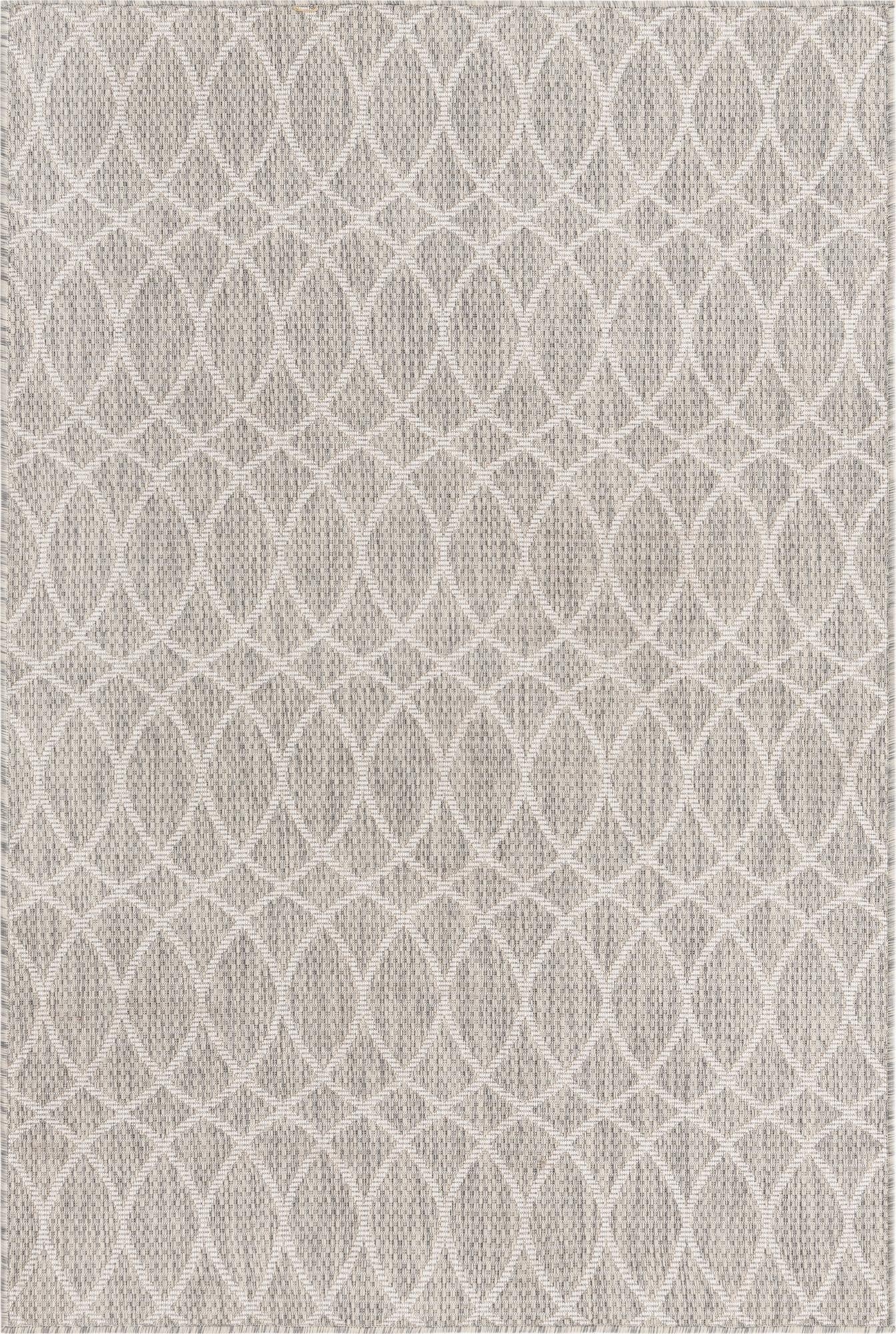  4' x 6'  Washable Lattice Indoor / Outdoor Rug