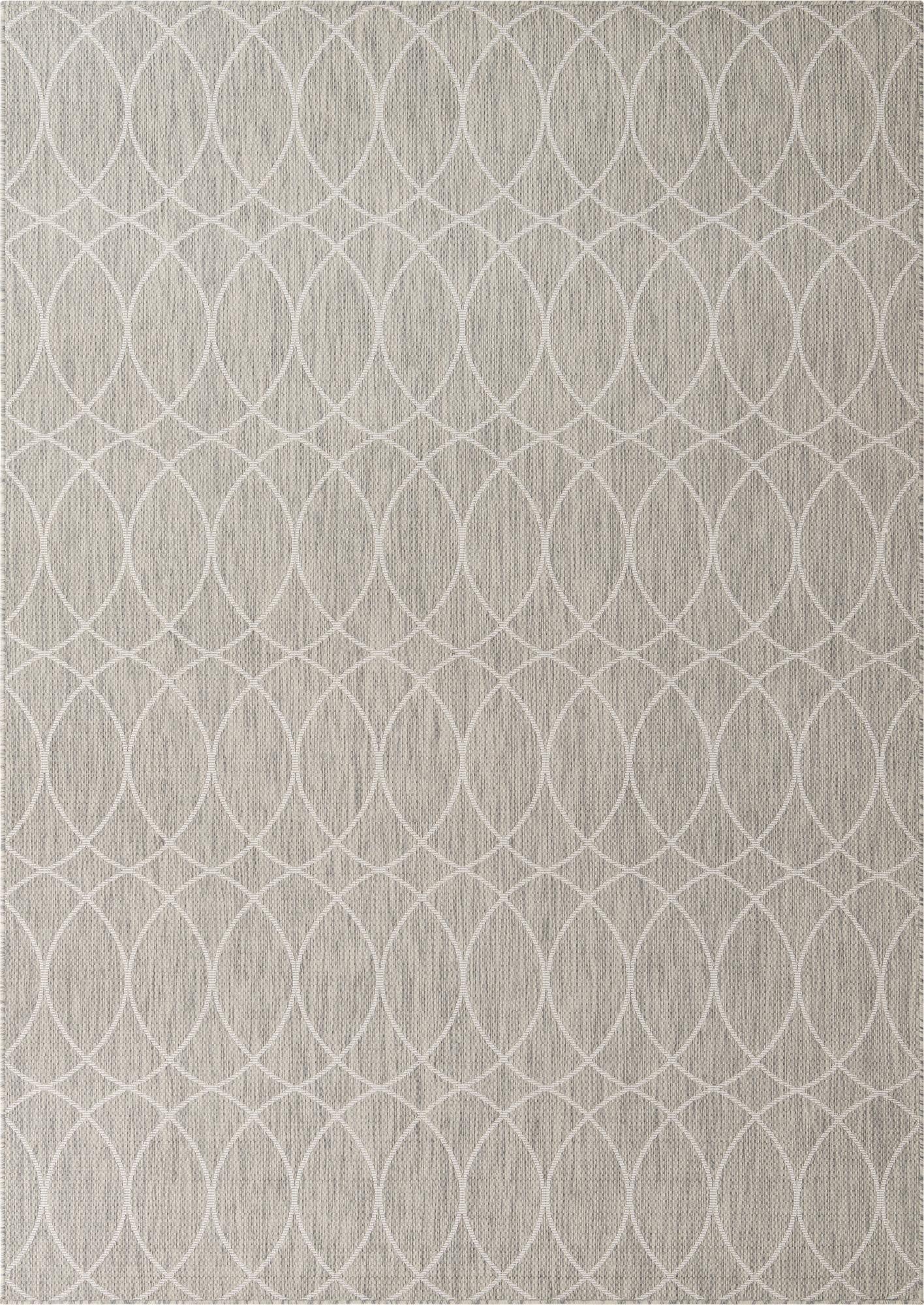  7' 10 x 11'  Washable Lattice Indoor / Outdoor Rug