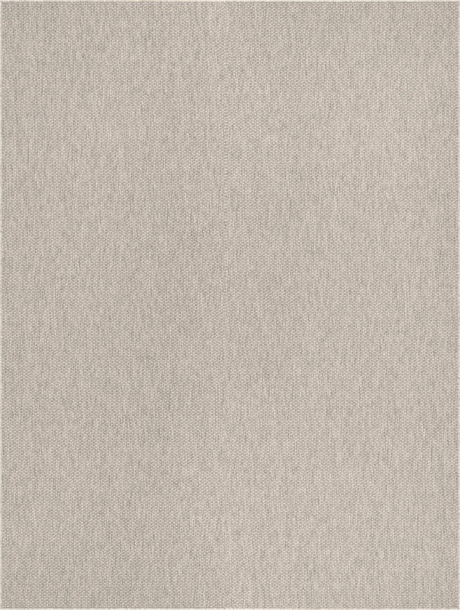  10' x 13'  Washable Solid Indoor / Outdoor Rug