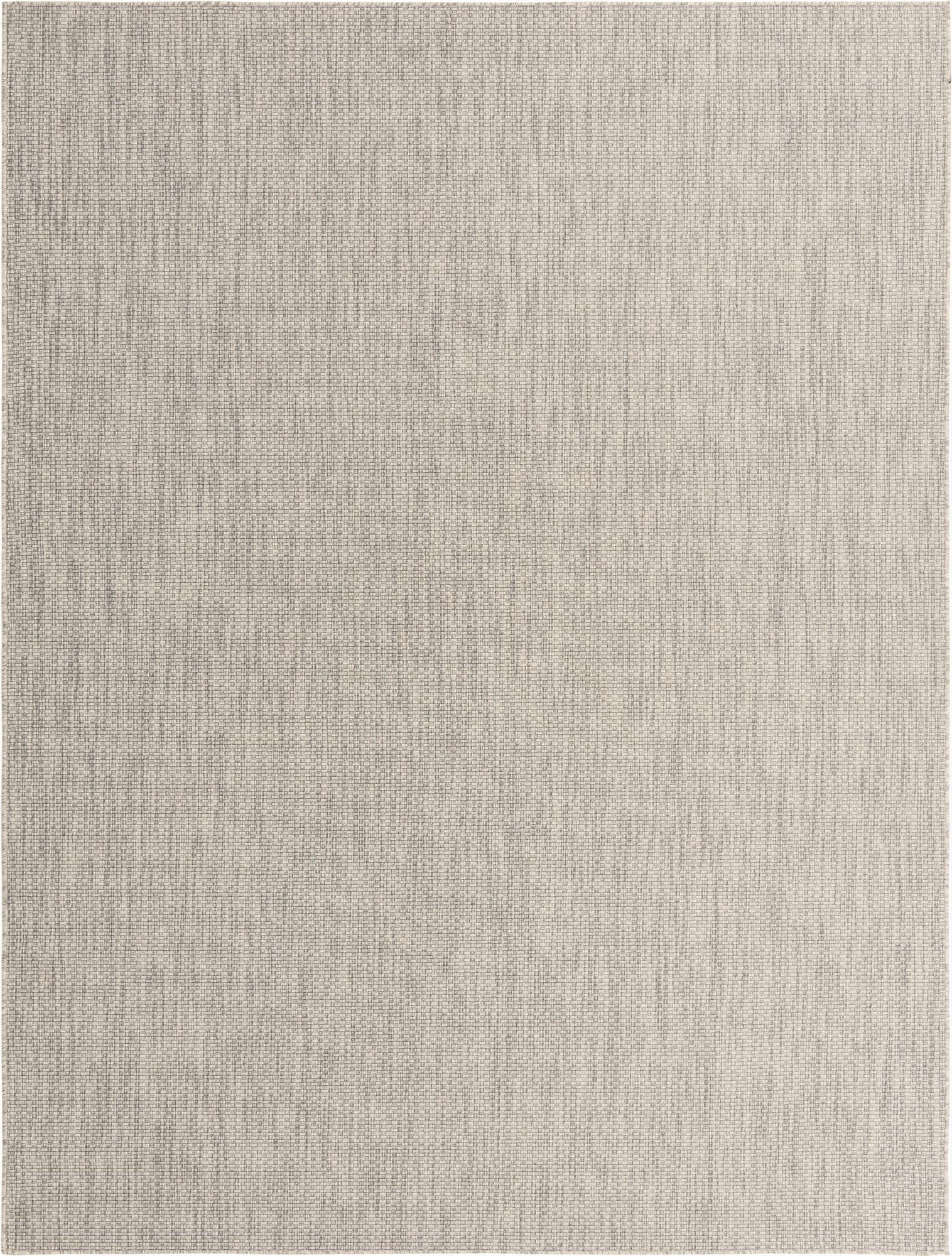  9' x 12'  Washable Solid Indoor / Outdoor Rug