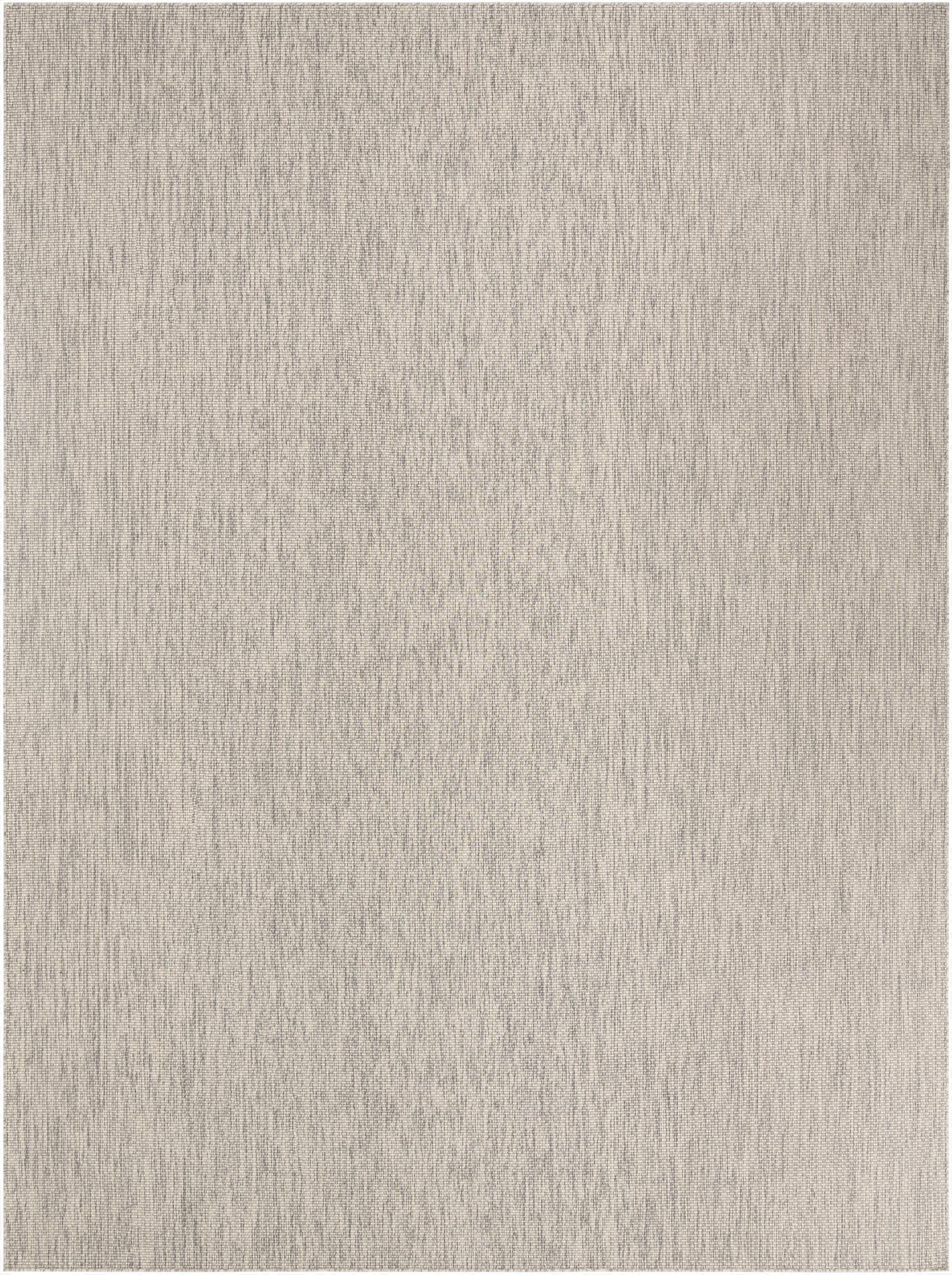  12' x 16' 1  Washable Solid Indoor / Outdoor Rug