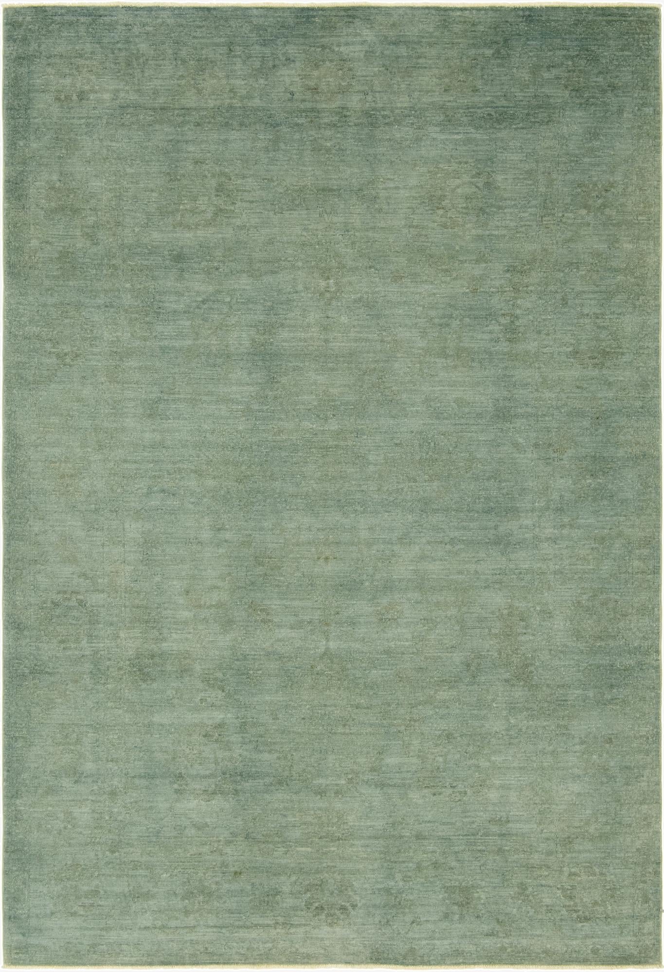  6' 3 x 9' 3  Hand Knotted Over-Dyed Ziegler Rug