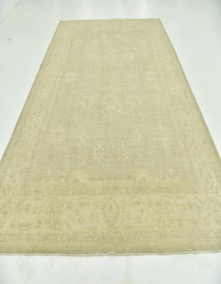 Detail image of  9' x 12' 3  Hand Knotted Peshawar Ziegler Rug