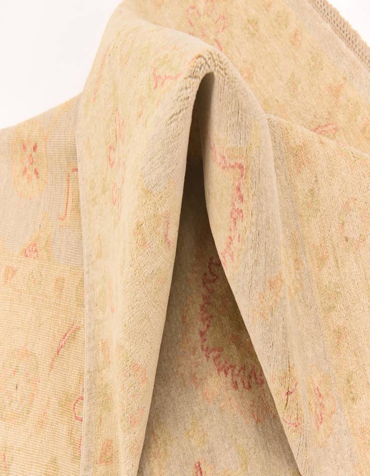 Detail image of 6' 7 x 9' 8 Hand Knotted Peshawar Ziegler Rug