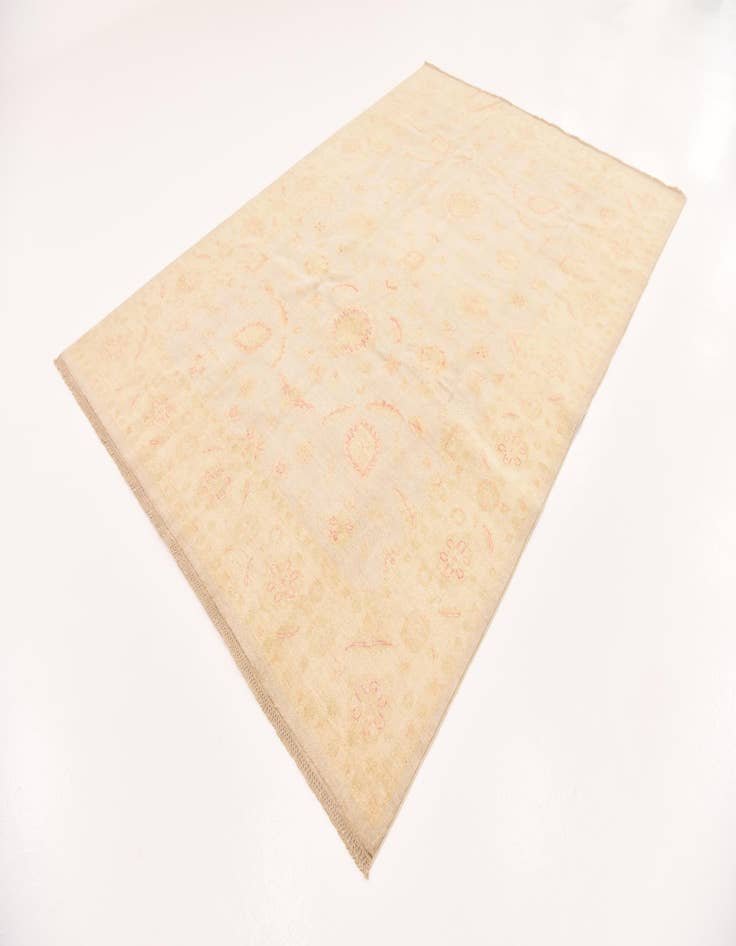 Detail image of 6' 7 x 9' 8 Hand Knotted Peshawar Ziegler Rug