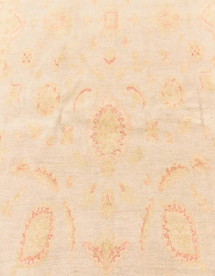 Detail image of 6' 7 x 9' 8 Hand Knotted Peshawar Ziegler Rug