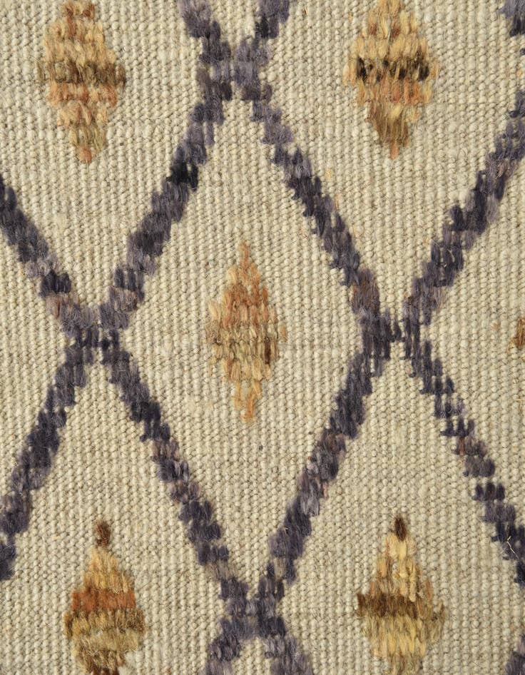 Detail image of  8' x 10' 5  Hand Knotted Peshawar Ziegler Wool Rug
