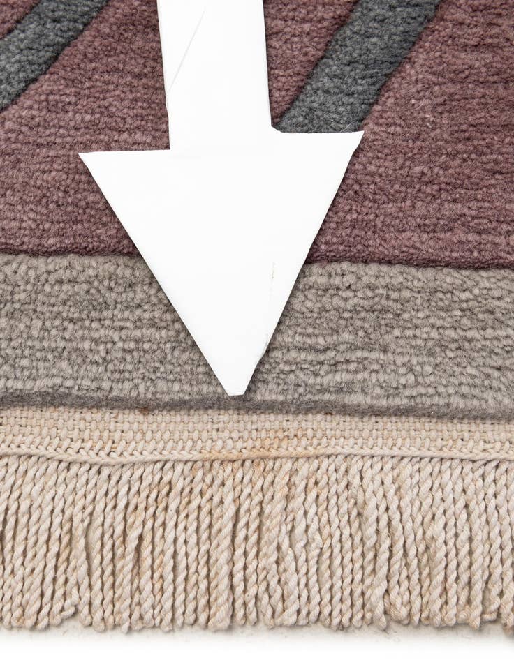 Detail image of  9' 11 x 13'  Hand Knotted Tibet Wool Rug