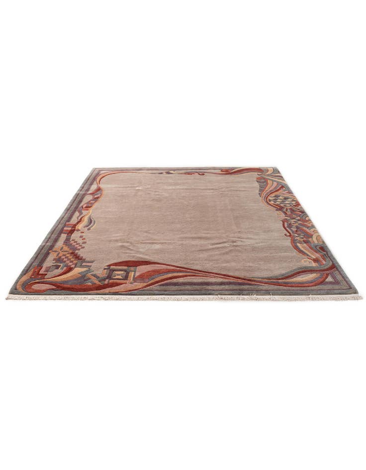 Detail image of  8' 3 x 9' 11  Hand Knotted Tibet Wool Rug