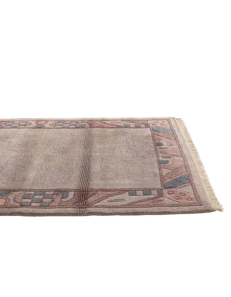 Detail image of  4' x 5' 10  Hand Knotted Tibet Wool Rug