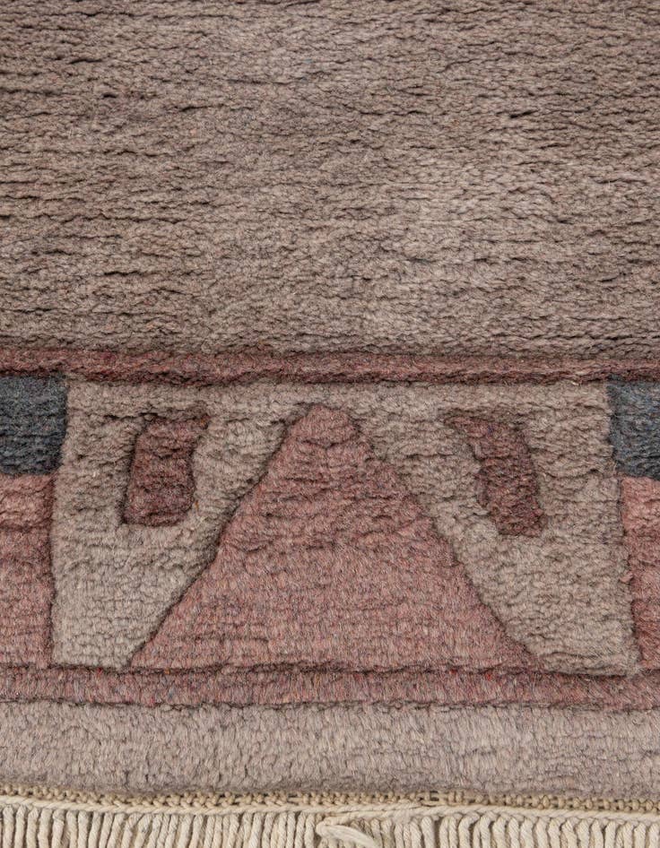 Detail image of  4' x 5' 10  Hand Knotted Tibet Wool Rug