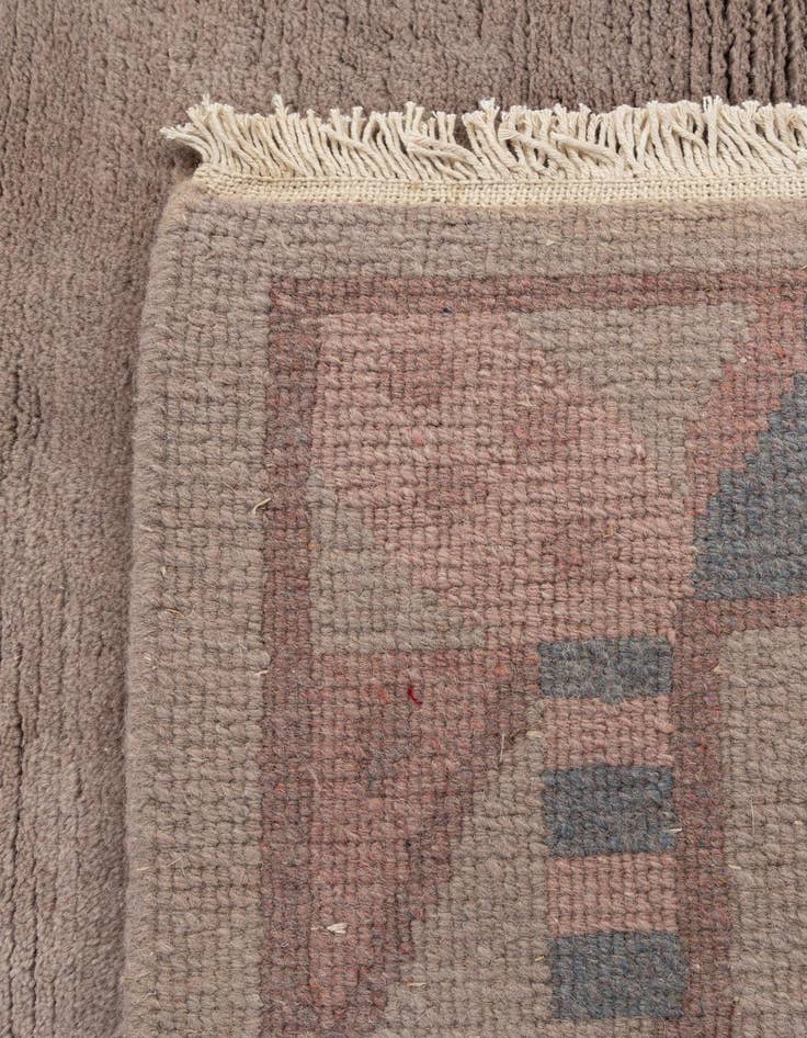 Detail image of  4' x 5' 10  Hand Knotted Tibet Wool Rug