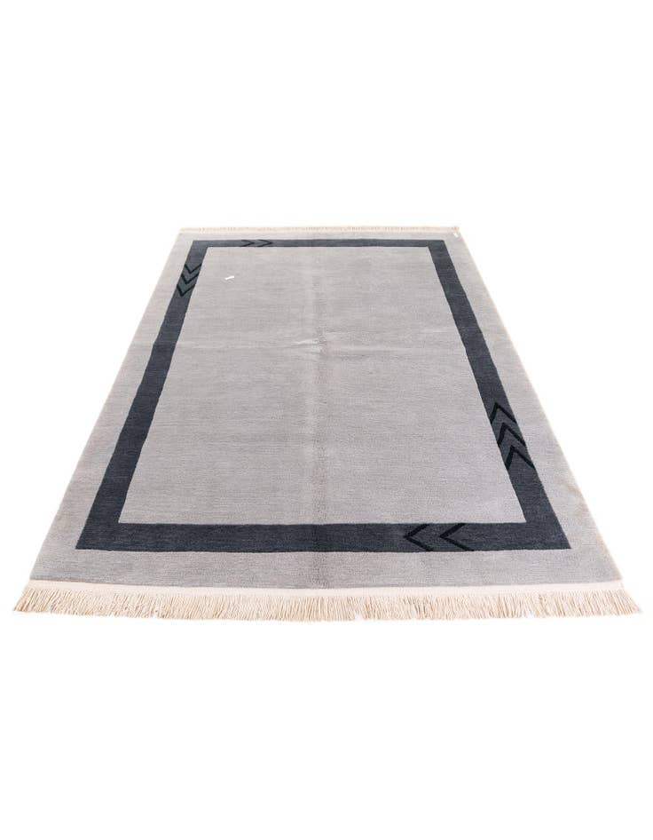 Detail image of  5' 8 x 7' 9  Hand Knotted Tibet Wool Rug