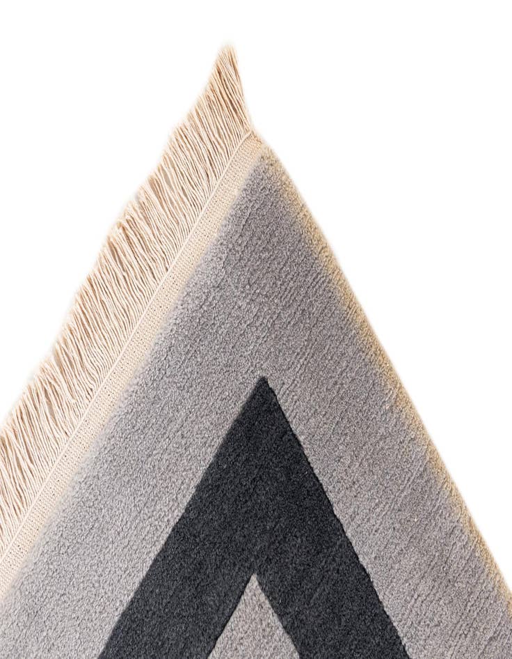 Detail image of  5' 8 x 7' 9  Hand Knotted Tibet Wool Rug