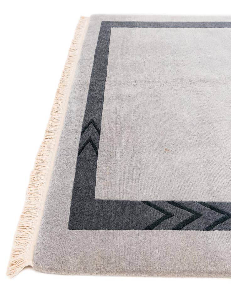 Detail image of  5' 8 x 7' 9  Hand Knotted Tibet Wool Rug