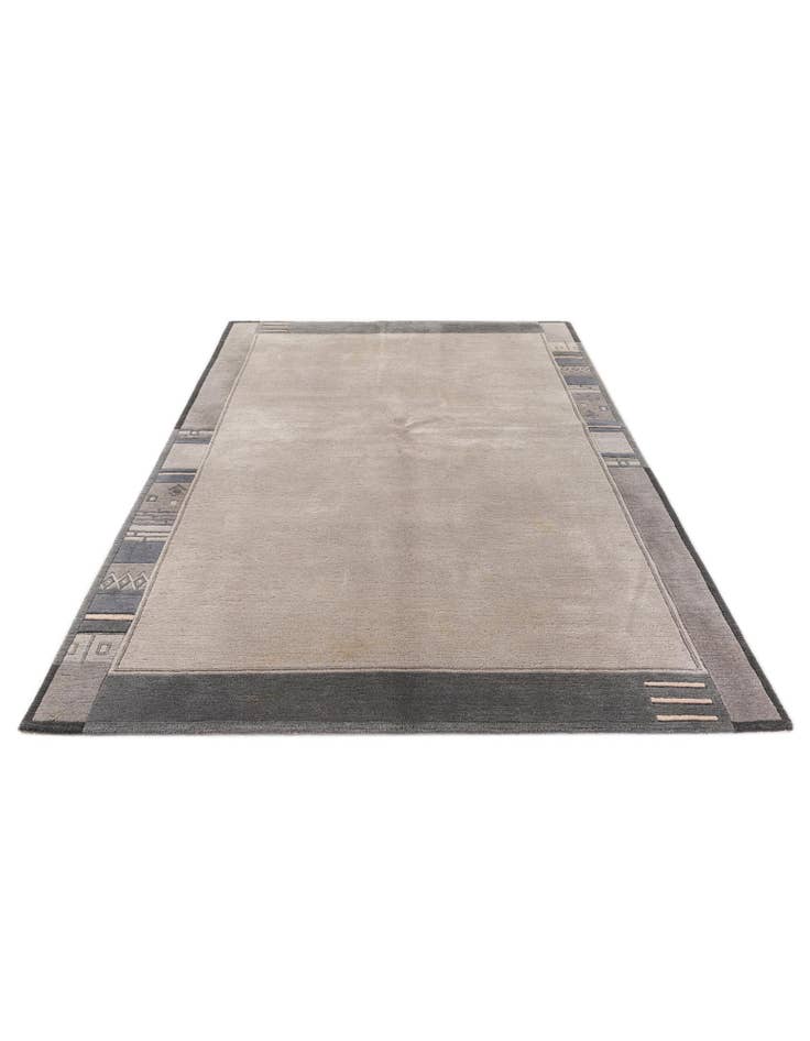 Detail image of  5' 8 x 7' 10  Hand Knotted Tibet Wool Rug