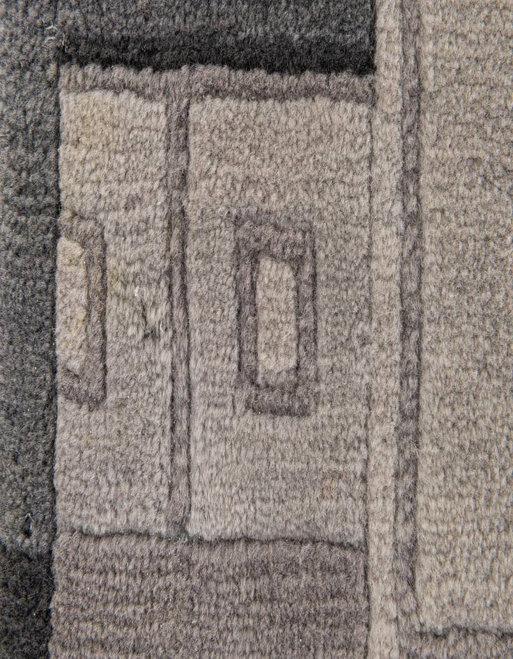 Detail image of  5' 8 x 7' 10  Hand Knotted Tibet Wool Rug