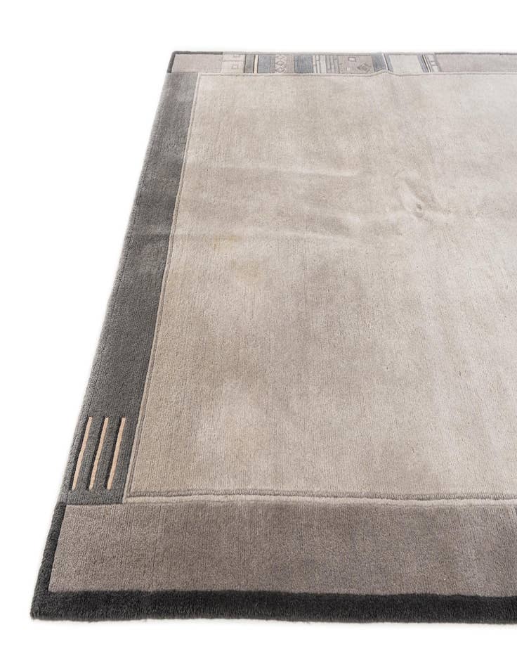 Detail image of  5' 8 x 7' 10  Hand Knotted Tibet Wool Rug