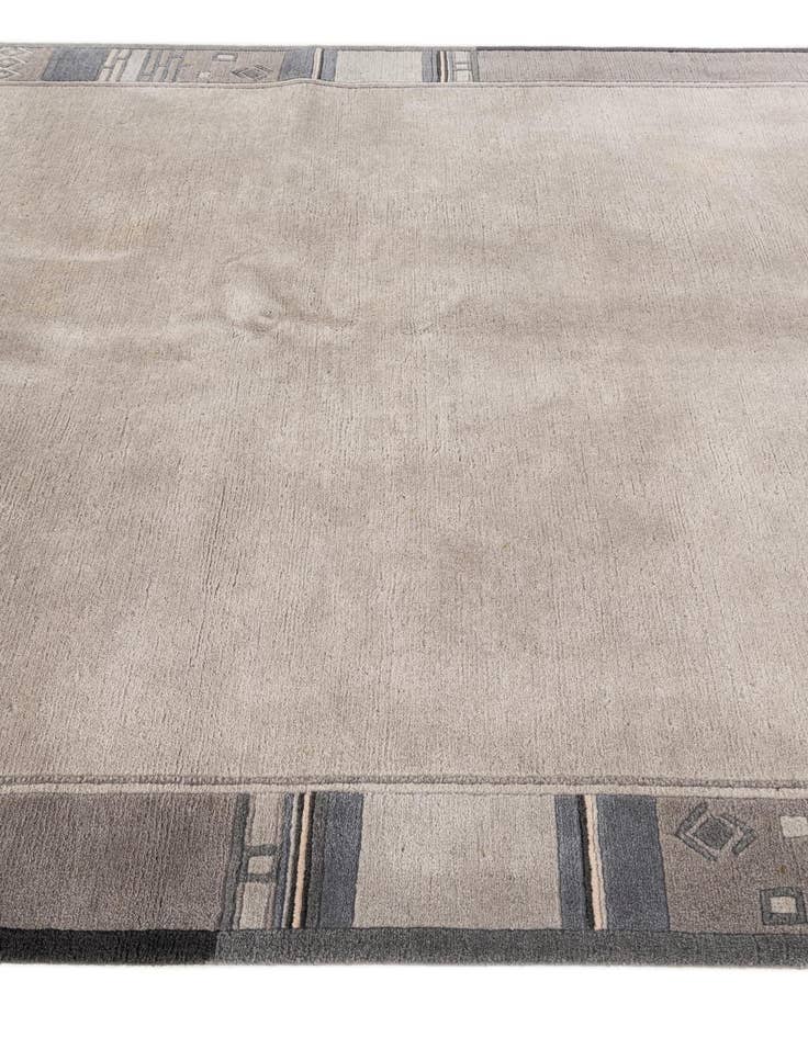 Detail image of  5' 8 x 7' 10  Hand Knotted Tibet Wool Rug