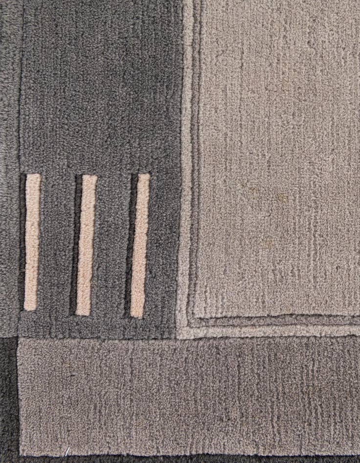 Detail image of  5' 8 x 7' 10  Hand Knotted Tibet Wool Rug