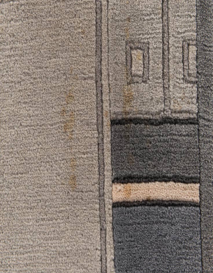 Detail image of  5' 8 x 7' 10  Hand Knotted Tibet Wool Rug